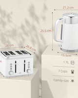 Retro-Style Kettle & Toaster Set - Image 3