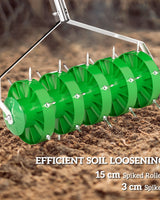 Rolling Lawn Aerator - Garden Lawn Care Tool - Image 3