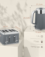 Fast-Boil Kettle & Wide-Slot Toaster Set - Image 2