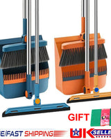 Long-Handled Dustpan and Brush Set