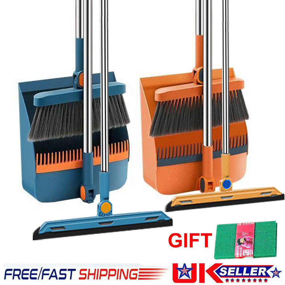 Long-Handled Dustpan and Brush Set