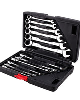 12PC Ratchet Wrench & Spanner Kit (8-19mm) - Image 3