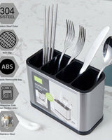 Kitchen Cutlery Organizer & Drainer Box