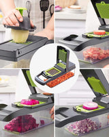 16-in-1 Vegetable & Fruit Chopper Slicer Set - Image 2