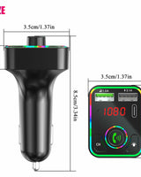 Bluetooth 5.0 Car FM Transmitter with USB Charger - Image 5