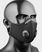 Reusable Half-Face Cover Mask - Cycling & Sport (Black) - Image 3