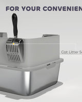Hooded Cat Litter Box with Carbon Filter - Image 3