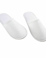 20 Pairs Disposable Terry Towelling Slippers - Image 2