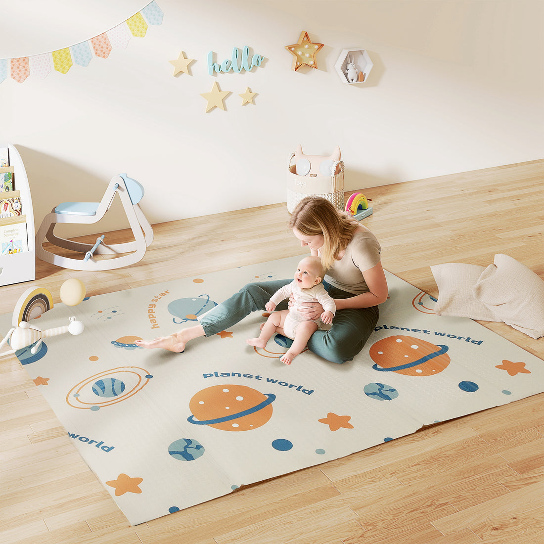 Baby Play Mat - Reversible Two-Sided Design