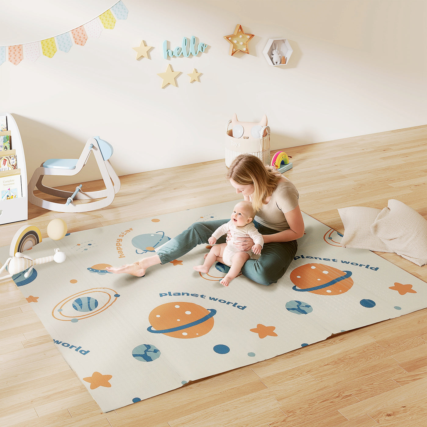 Baby Play Mat - Reversible Two-Sided Design