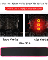 Waist Trimmer Belt with Phone Pocket - Pink/Black - Image 3