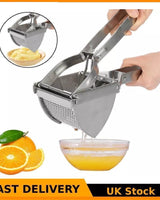 Heavy Duty Steel Potato Ricer & Vegetable Press