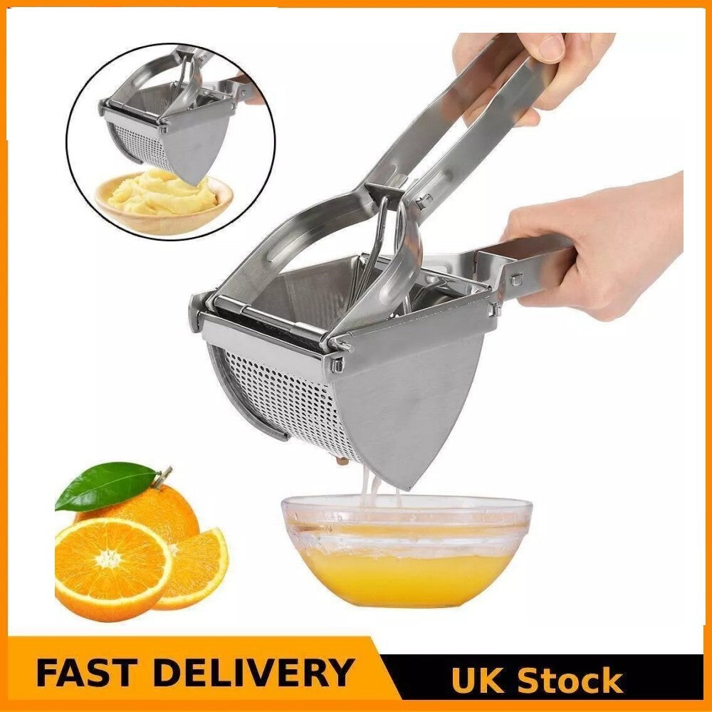 Heavy Duty Steel Potato Ricer & Vegetable Press