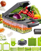16-in-1 Vegetable & Fruit Chopper Slicer Set
