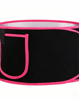 Waist Trimmer Belt with Phone Pocket - Pink/Black/Silver