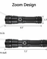 2-Pack LED Flashlight Work Light - 5 Mode - Image 3