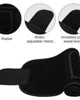 Waist Trimmer Belt with Phone Pocket - Black - Image 4
