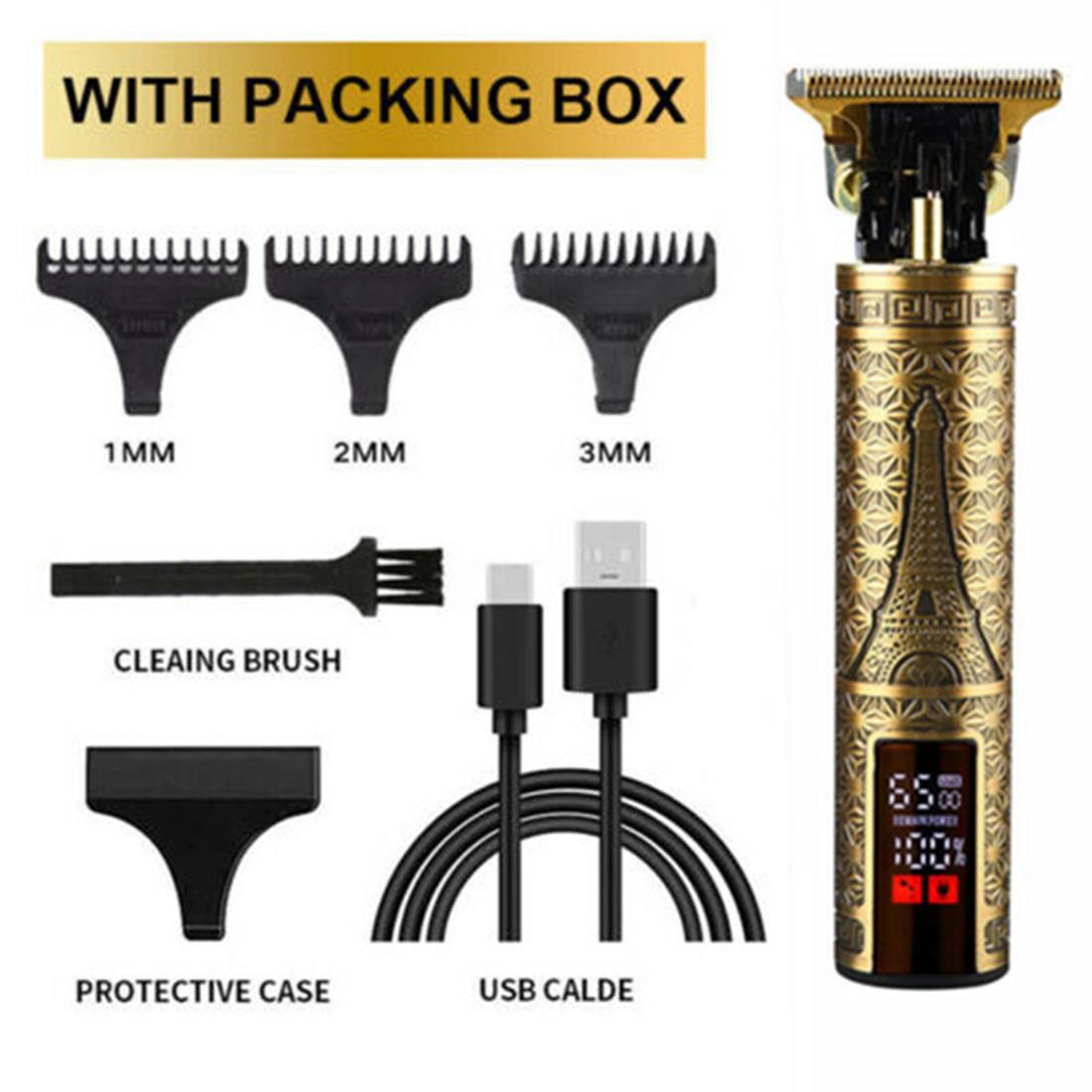 LCD Cordless Hair Clipper & Beard Trimmer