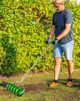 Rolling Lawn Aerator - Garden Lawn Care Tool - Image 2