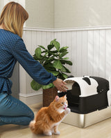Cat Litter Box - Scratch-Resistant Interior