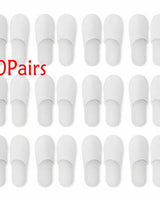 20 Pairs Disposable Terry Towelling Slippers - Image 4