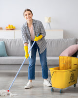 Mop Bucket with Wringer Cart