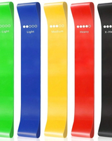Resistance Exercise Loop Bands (Set of 5) - Multicolour