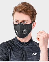 Reusable Half-Face Cover Mask - Cycling & Sport (Black) - Image 2