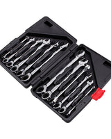 12PC Ratchet Wrench & Spanner Kit (8-19mm) - Image 4