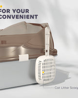 Spacious Cat Litter Box - High Sides - Image 4