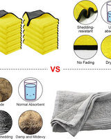 12PC Super Absorbent Microfibre Car Towels