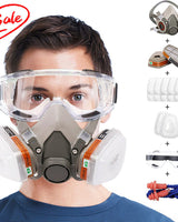 17-in-1 Full Face Respirator Mask Set