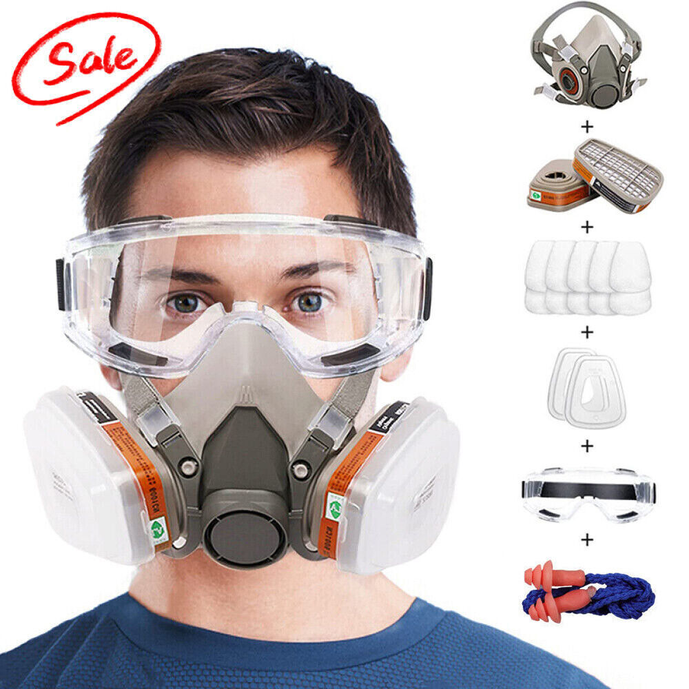 17-in-1 Full Face Respirator Mask Set