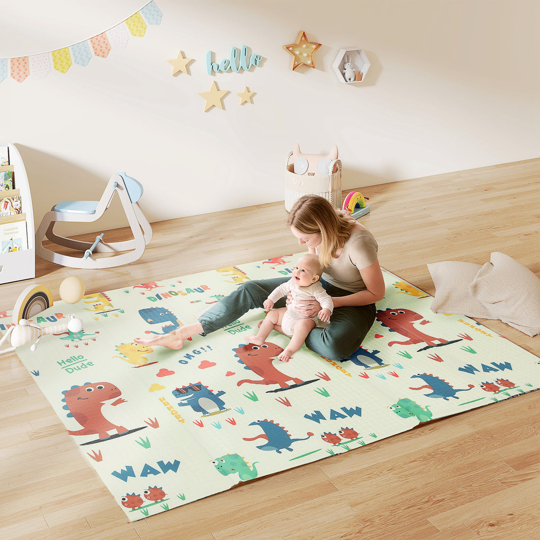 Baby Play Mat - Cushioned Foldable Mat