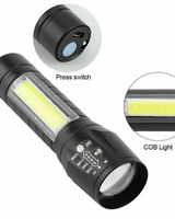 4-Pack Mini Zoomable LED Flashlight - Image 4