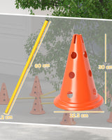 Dog Agility Training Cones (Set of 8) - Image 2