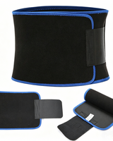 Waist Trimmer Belt with Phone Pocket - Blue/Black