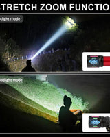 USB Rechargeable LED Headlamp - Zoomable, 3 Mode - Image 5