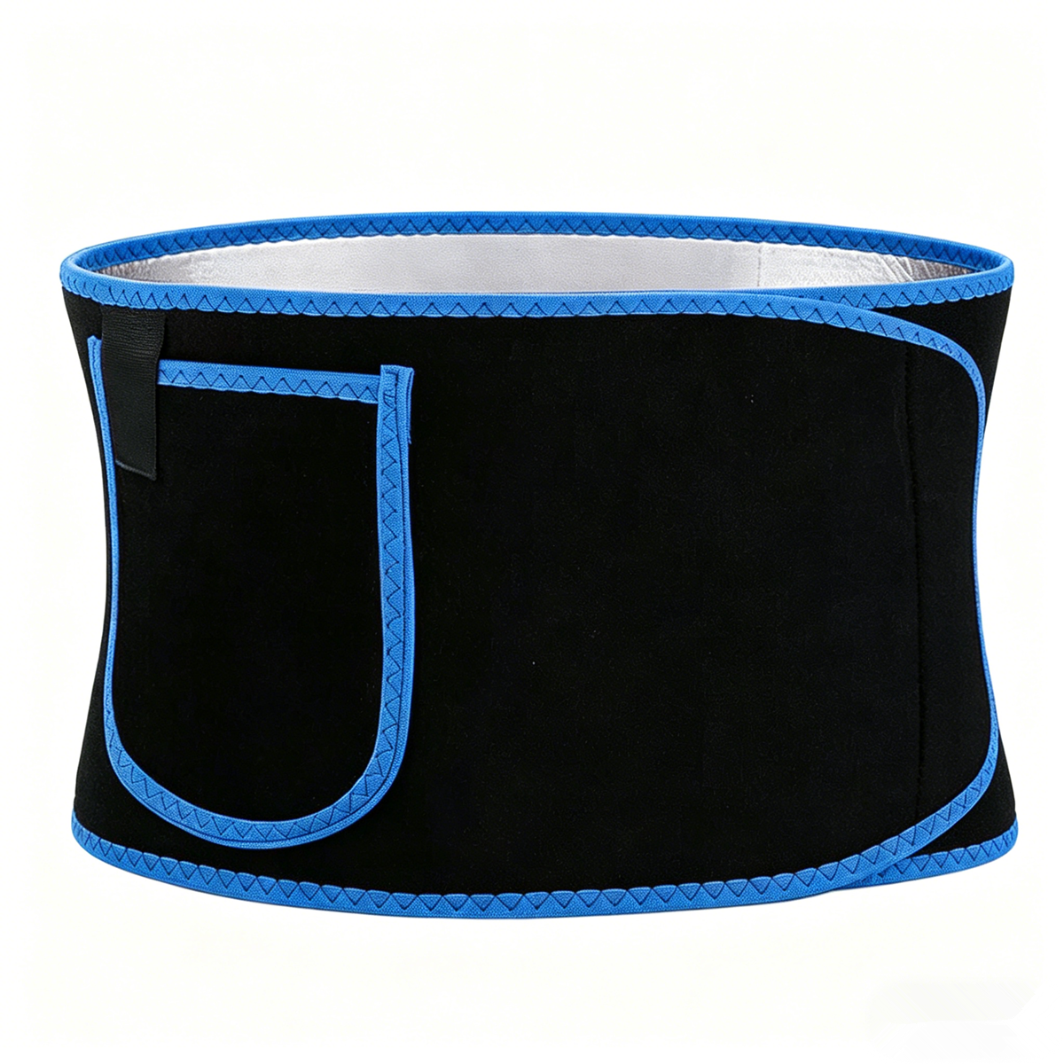 Waist Trimmer Belt with Phone Pocket - Blue/Black/Silver