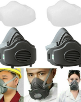 2-Pack Reusable Respirator Dust Mask - Woodworking & DIY - Image 5