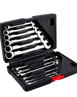 12PC Ratchet Wrench & Spanner Kit (8-19mm) - Image 2