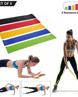 Resistance Exercise Loop Bands (Set of 5) - Multicolour - Image 4